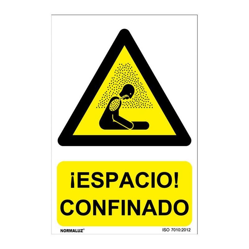 Señal Pelig Espacio Confinado 210x300mm