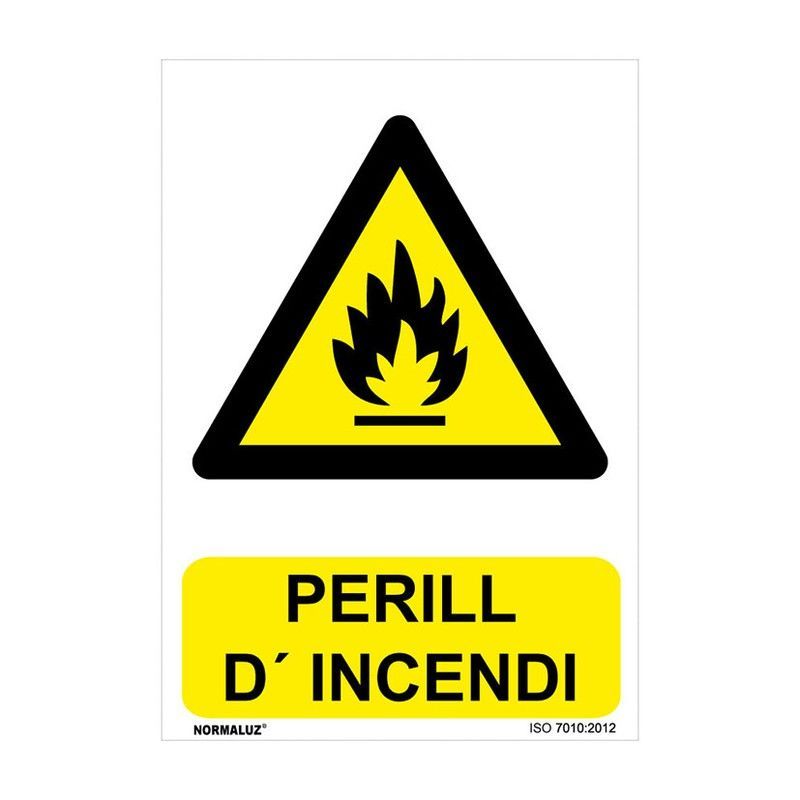 Señal Perill D'incendi