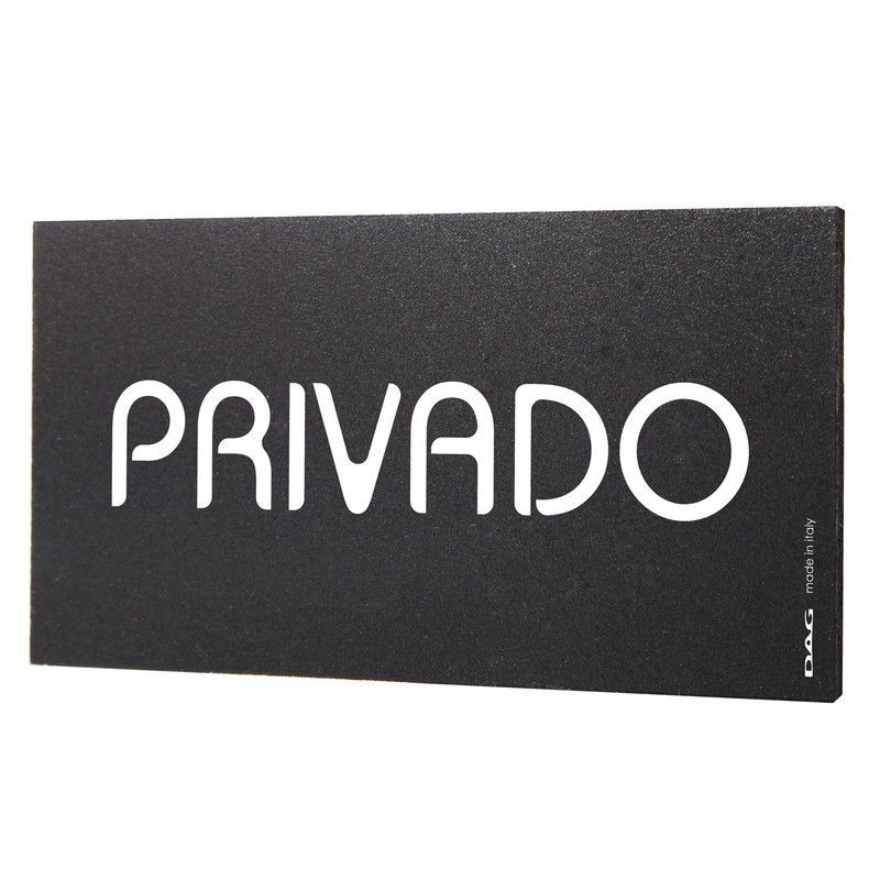 Señal privado 8x15 cm