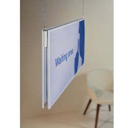 Señalización colgada Menfis 96x21 cm