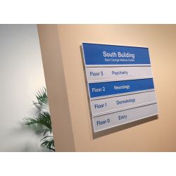 Señalización de pared Menfis 72x10,5 cm