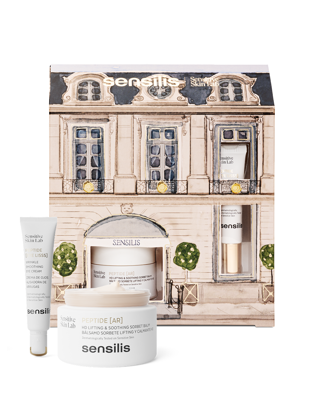 Sensilis Cofre Navidad Peptide [AR] Balm 50 ml + Contorno de ojos Peptide [Eye Lisss] 15 ml