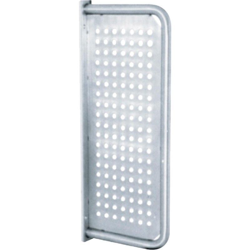 Separador mural urinarios INOX perforado satinado