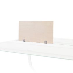 Separador Transversal De 70 x 40 cm Haya / Mesa Cristal
