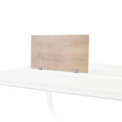Separador Transversal De 70 x 40 cm Roble  / Mesa Cristal