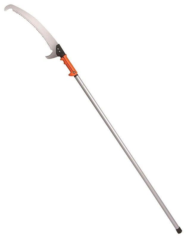 Serrucho dentado con pértiga de doble gancho