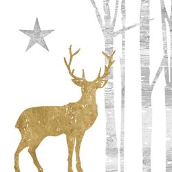 Servilleta Dorada Ciervo Místico VE: 12 PPD Ideal Manualidades