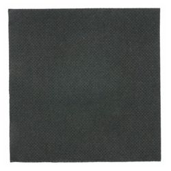 SERVILLETAS ECOLABEL 'DOUBLE POINT' 18 G/M2 20x20 CM NEGRO TISSUE (2400 UNIDADES)