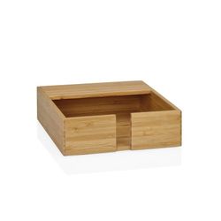 Servilletero Bambú 17,5x17,5x5,5 cm