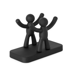 Servilletero de ABS negro, 15 x 8 x 11 cm | Buddy