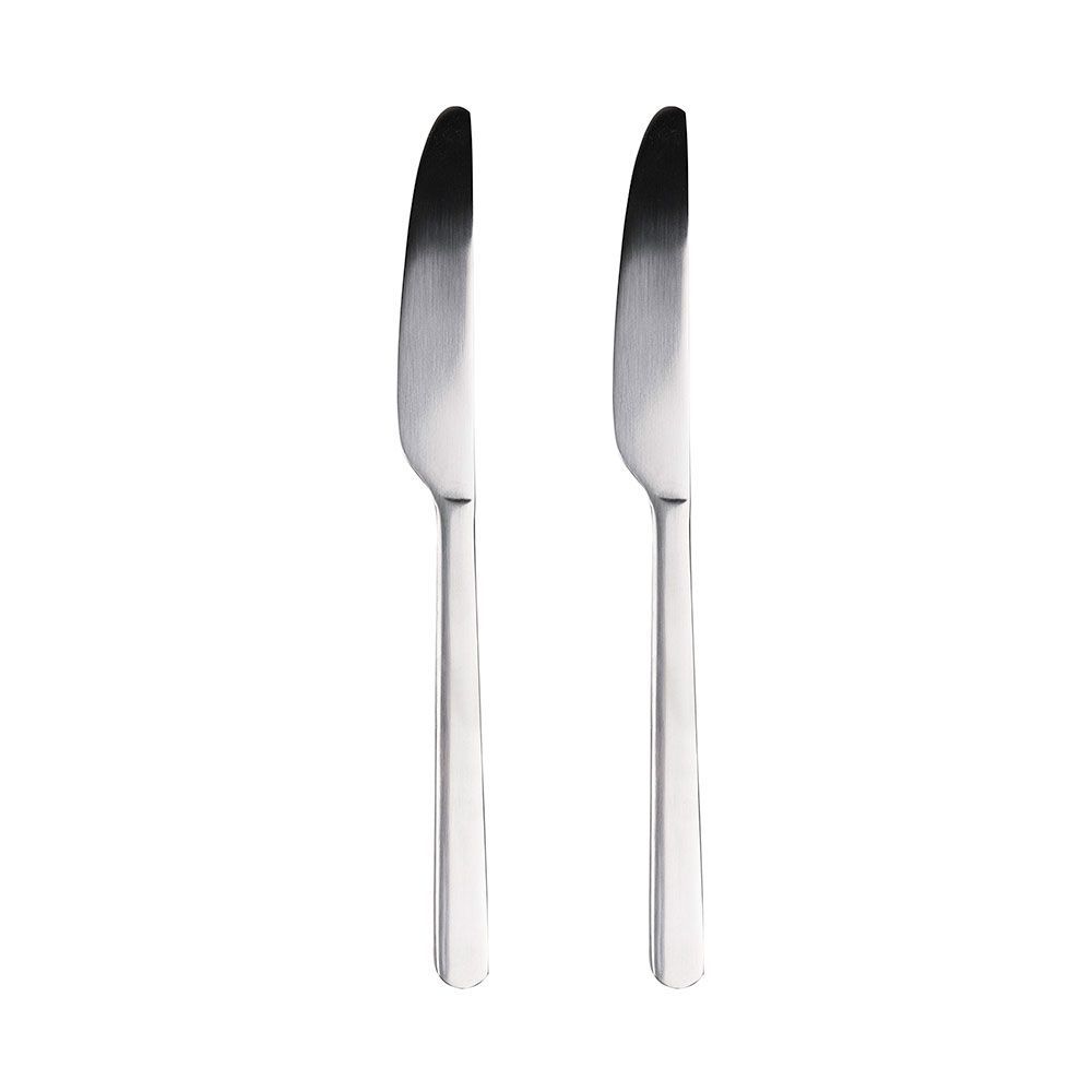 Set 2 Unid. Cuchillo De Acero Inoxidable Reciclado Brillo Earth Sg7779 San Ignacio