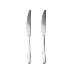 Set 2 Unid. Cuchillo De Acero Inoxidable Reciclado Brillo Natur Sg7769 San Ignacio