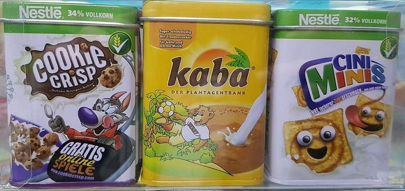 Set 3 Cajas de Metal Cereales