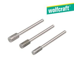 Set 3 Muelas De Diamante Cilíndricas 5987000 Wolfcraft