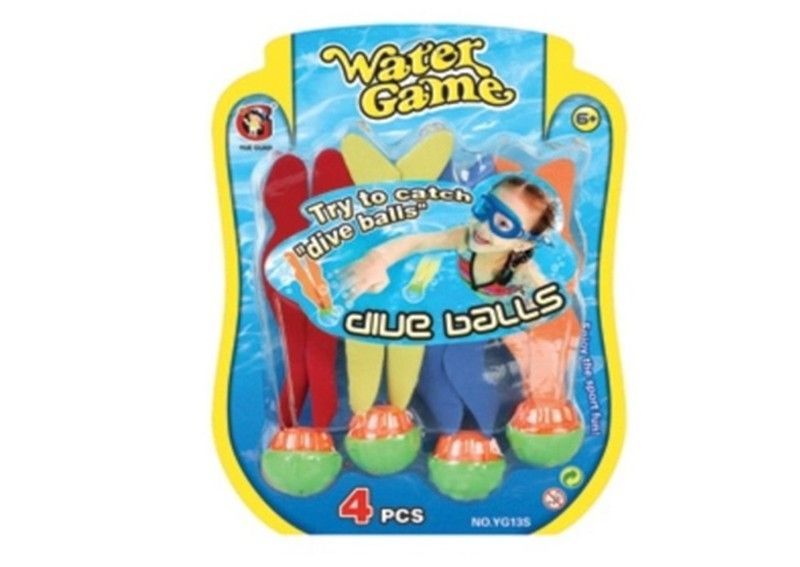 SET 4 BOLAS SUMERGIBLES +6