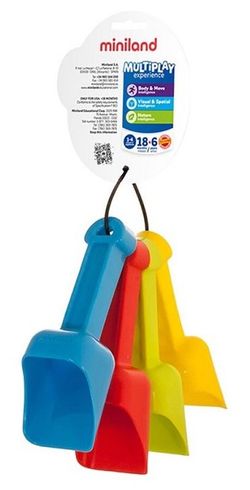 Set 4 palas harineras bebé