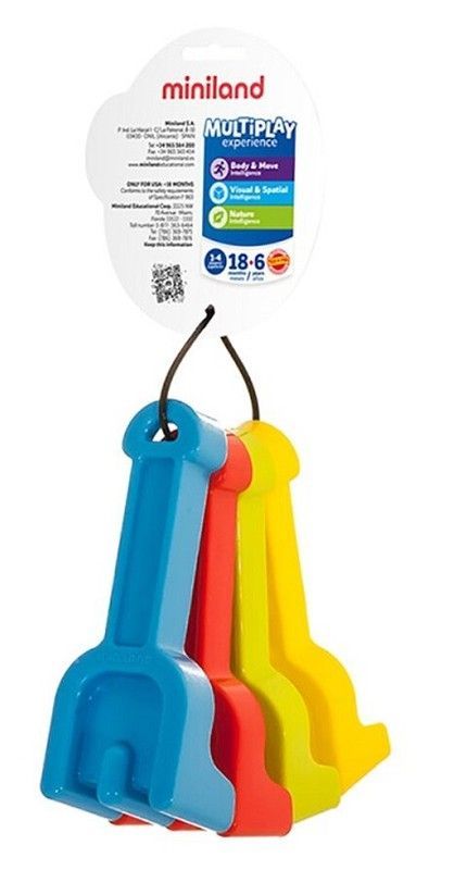 Set 4 rastrillos bebé.