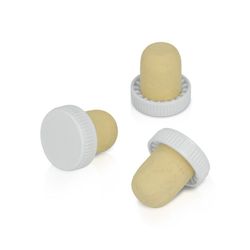 Set 6 Tapones Corcho C/Cabeza De Plastico Metaltex