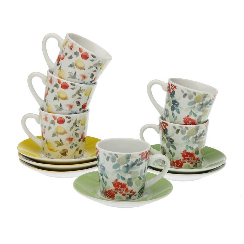 Set 6 Tazas Café Aurora Versa