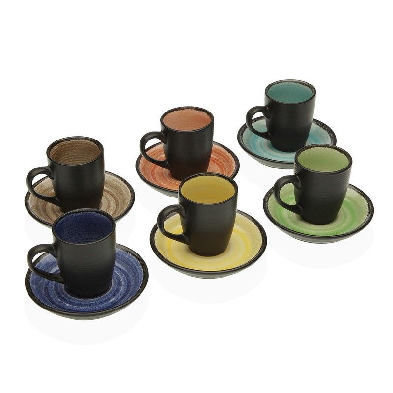 Set 6 Tazas Café Colores Africa