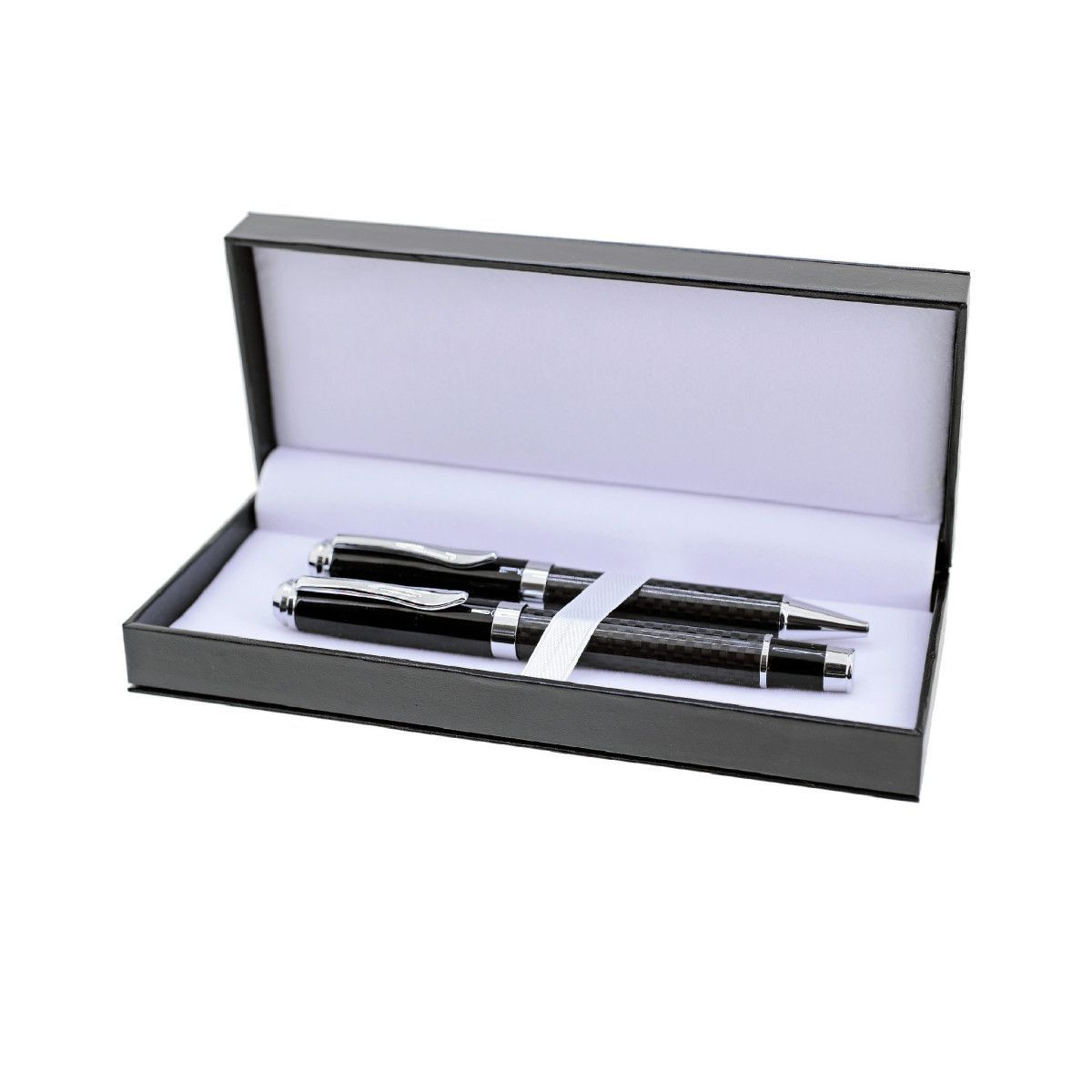 Set Acero GA6100/3 Bolígrafo-Roller Negro Carbono