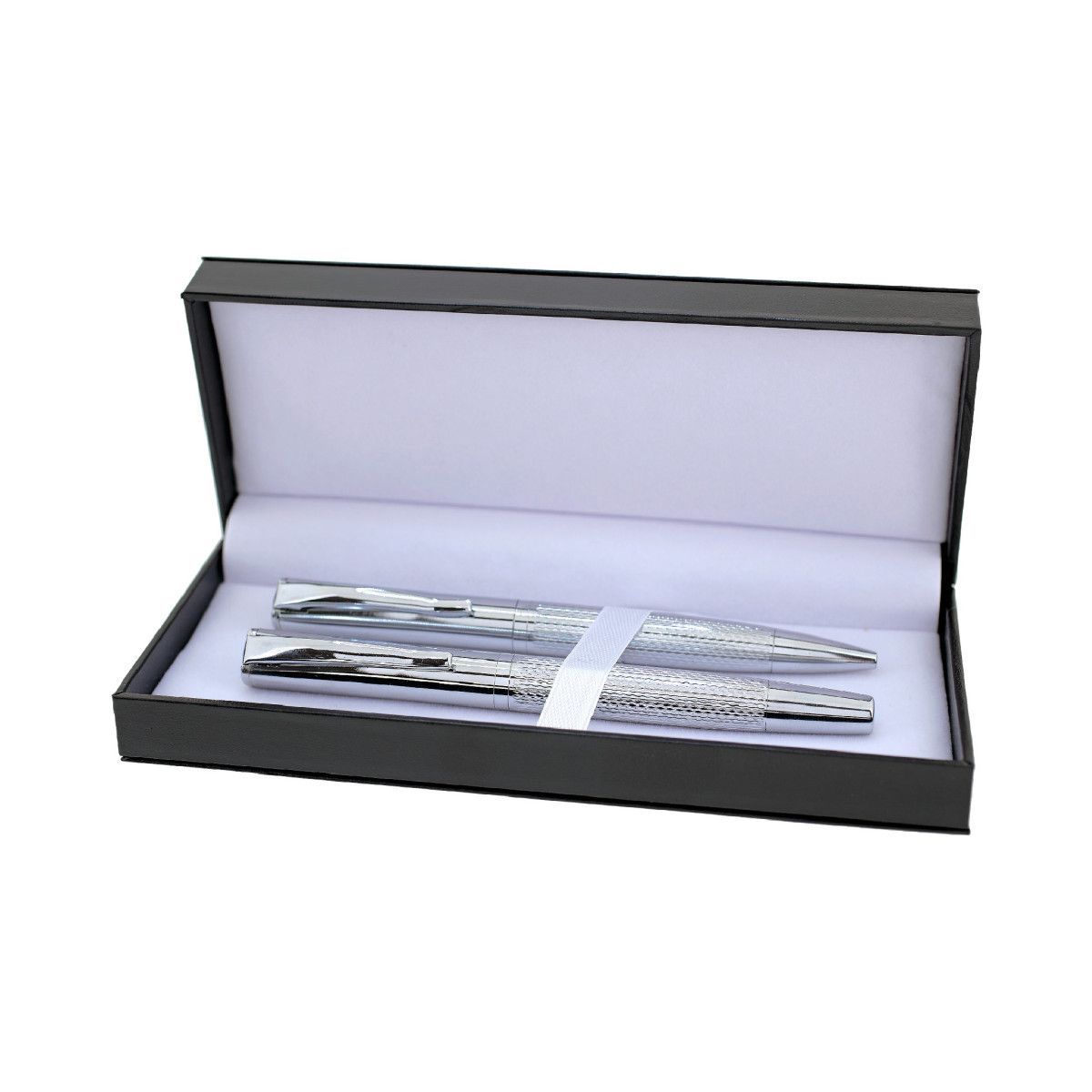 Set Acero GA6101/3 Bolígrafo-Roller Plateados