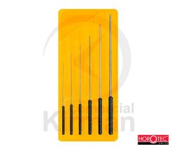 Set Alisadores Bergeon 54016 (6) Alisadores 0,60 a 2.00 mm Con Mango Pvc.