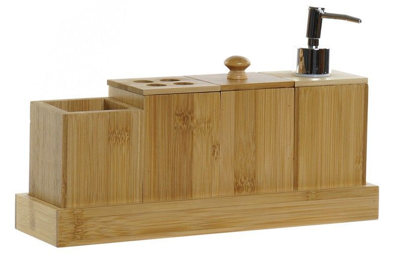 Set bambú para el baño