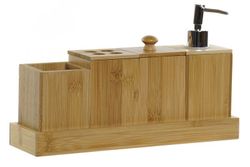 Set bambú para el baño