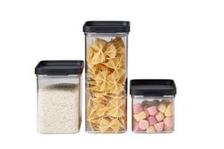 Set botes cocina omnia 3 pzas - negro