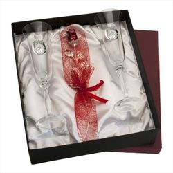 Set Copas+Rosa Conmemorativas GA2021V Cristal 25 Años