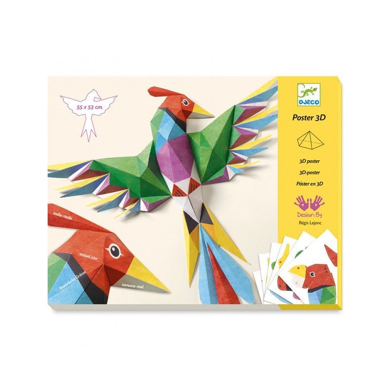 Set creativo Poster 3D Amazonia - Djeco