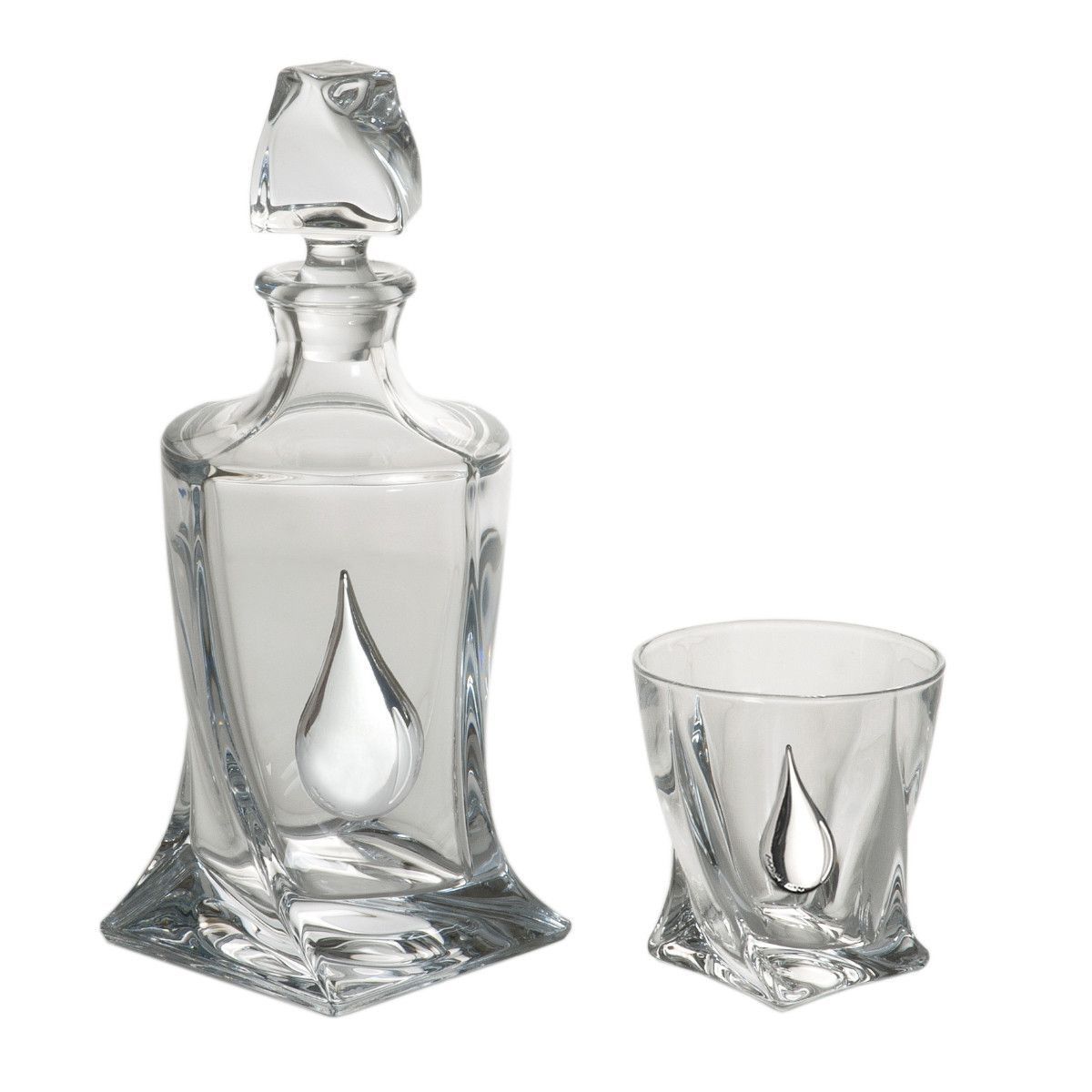 Set Cristal Bohemia GA3030 Botella De Whisky + (6) Vasos