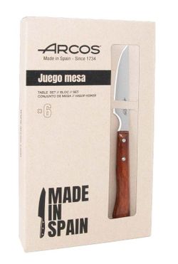 Set Cuchillos chuleteros 6 unidades