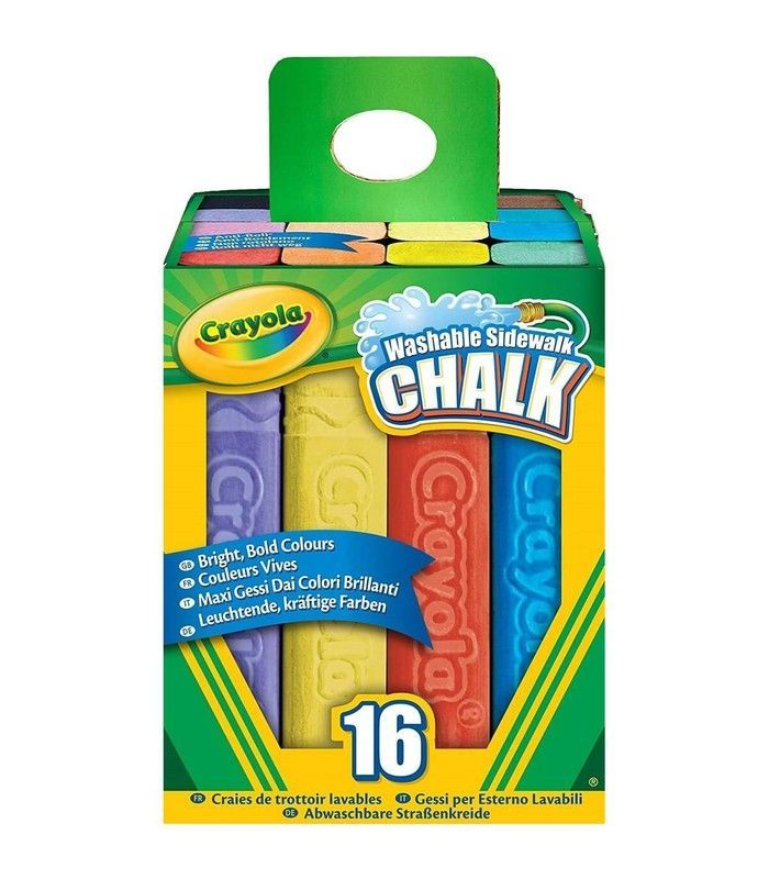 Set De 16 Tizas De Suelo Lavables - Crayola