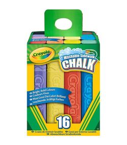 Set De 16 Tizas De Suelo Lavables - Crayola