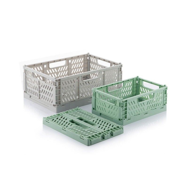 Set De 3 Cajas Organizadoras Plegables Y Apilables Boxtor V0103244 Innovagoods