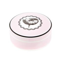 Set de 4 posa vasos con caja de porcelana en multicolor, Ø 12,5 x 5,8 cm | Herbariae Parade