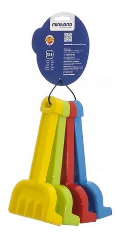 Set de 4 rastrillo 20 cm.