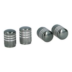 Set de 4 tapones para rueda coche gris