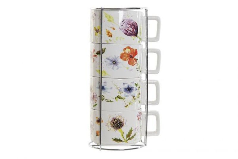 Set de Café Dolomite Tazas 260 apilables Bloom
