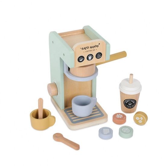 Set de cafetera de madera de Saro