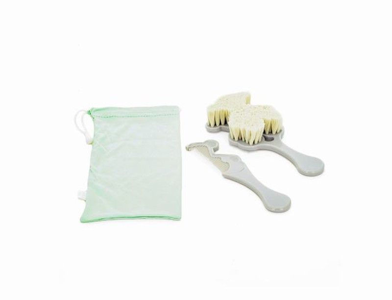 Set de Cepillo y Peine Tous Gris