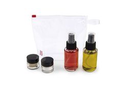 Set de condimentos de vidrio iris