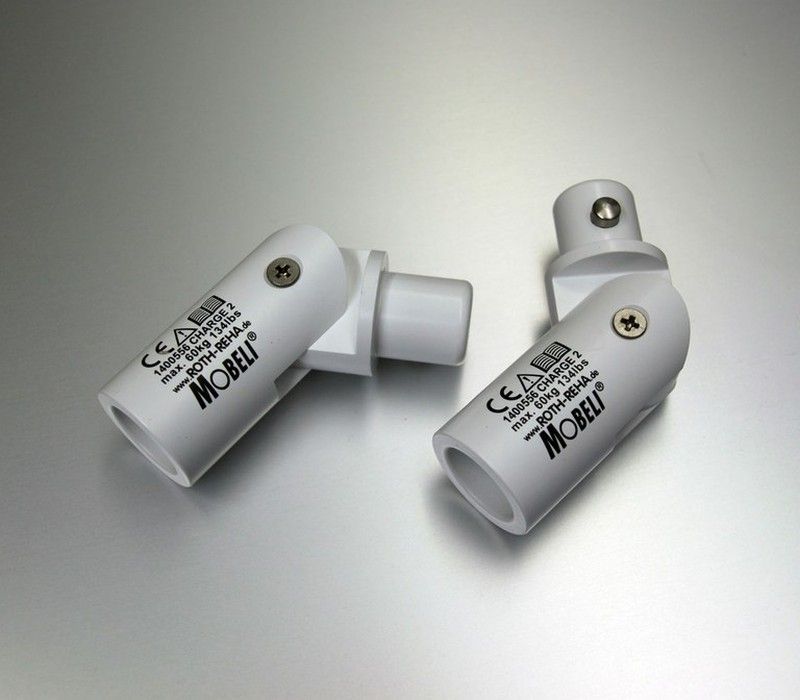 Set de conexión de rincónes y de longitud de bisagra mango (90ãâ°) blanco agarre