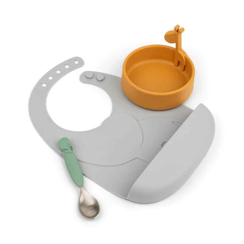 Set de primera comida Peekaboo  Amigos ciervos de Done By deer