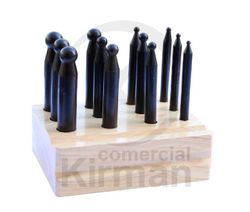 Set Embutidores Acero 95mm 28142 (12) Unidades De 2,75-11mm