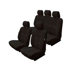 Set Fundas Asien. Del./Tras. Negro FUNSEAT0300 PCY