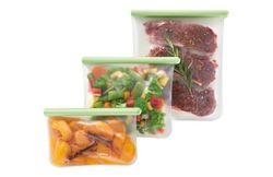 Set Lekue 3 Bolsas Silicona Reutilizables