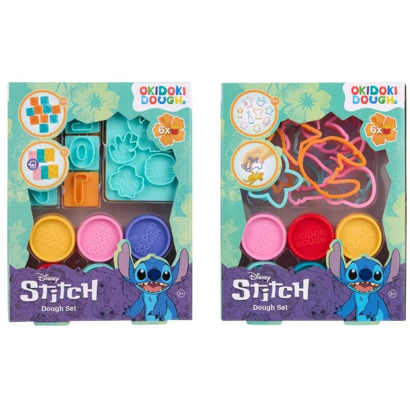 SET MANUALIDADES PLASTILINA Y MOLDES STITCH